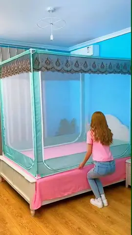 Mosquito Net Tent for Bed Anti-Mosquito Bites. Folding Designs with Net Bottom for Baby Adult Trip 🤩🤩#mosquitonet #foldable #foryou #tent #goodthing 