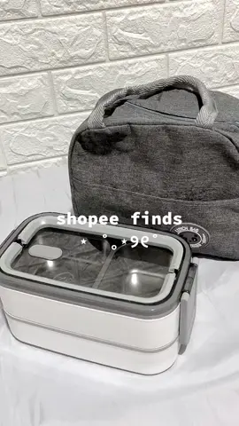 Double Layer Bento Box , an aesthetic lunch box you must haves 🤍🛍️ #aestheticlunchbox #estetik #tiktokfinds #musthaves #foryoupage #epwaypi 