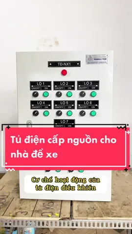 Giải phẫu em tủ điện chiếu sáng cho nhà để xe #tudiencongnghiep #triangletech #LearnOnTikTok #tudonghoa 