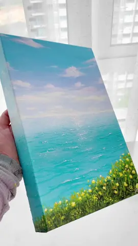 😍😍😍 #acrylicpainting #seapainting 
