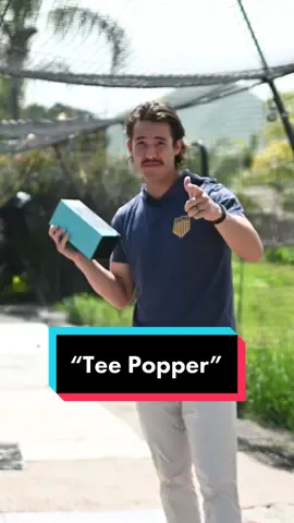 Low key getting good at the foot thing.  Here’s the tee popper from @platecrate.com #baseball #baseballlife 