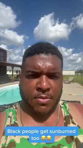 #BlackPeople #Suntanning #BlackPeopleSunburn #SunTanning #Sunburnt #Sunblock #BlackGirlSunscreen #FloridaSon #TwotoneBrother #redskin  
