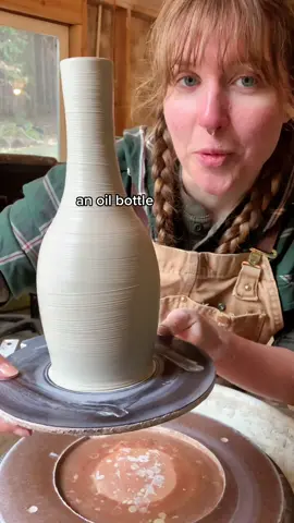 Yo its try it tuesday and im attempting to make an oil bottle 👌🏻 #potterytiktok #ceramics #ceramicart #wheelthrowing #wheelthrowingvideos #howtotiktok #fyp #pottersoftiktok #ceramicsoftiktok #art 