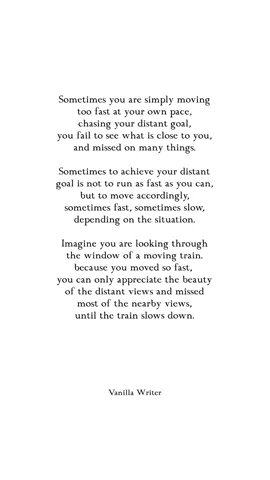 sometimes we need to slowdown to see more details in life. #motivation #vanillawriter #tiktokviral #positivevibes #fyp 