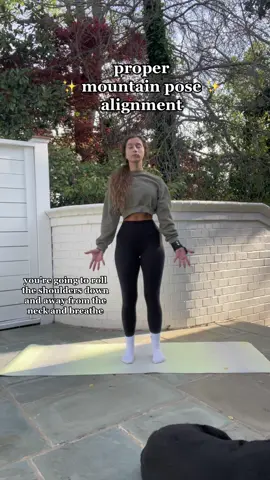 IYENGAR stan over here 💅 #iyengaryoga #tadasana #groundingposes 