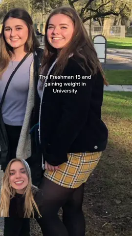 The Freshman 15, or the 15 pounds students gain in their first year of univeristy is a real thing but it’s ok! #freshman15 #freshmanyear #university #livingaloneforthefirsttime 