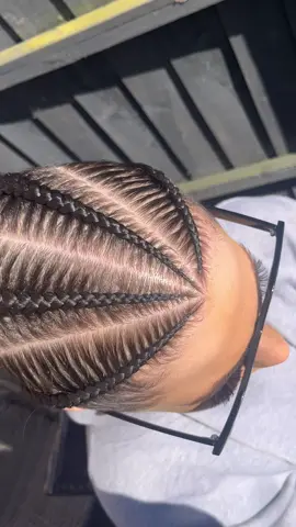 Four dutch braids with fishtail ends 🤩 #braids #braidstyles #braidedhair #braider #braidersontiktok #fyp 