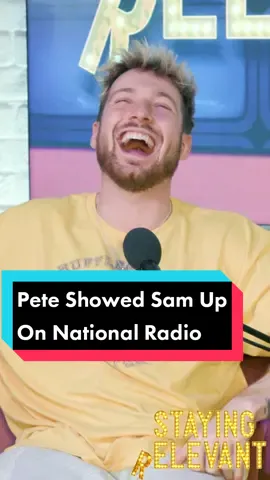 We were even nervous to include this in in the podcast 🫣 #stayingrelevant #podcast #samandpete @Samthompsonuk 