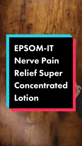 EPSOM-IT Nerve Pain Relief Super Concentrated Lotion Shop all products through the link in our bio #AmazonProducts #EpsomSalts #AmazonFavorites @epsom_it