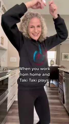 Sometimes you have to take a minute to dance. #funny #humor #dance #takitaki #funnydance #remotework #workfromhome   
