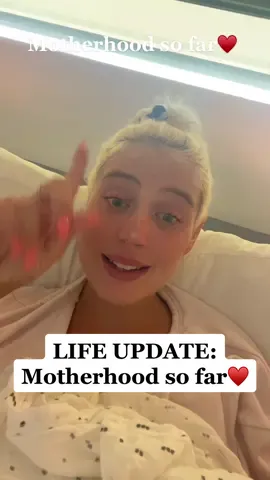 Sorry for the shitty sound my phone is broken! But yep, motherhood has been so incredible so far😭♥️🙏🏻 #firsttimemomsoftiktok #postpartumupdate #lifeupdate #newbornbabytiktok 