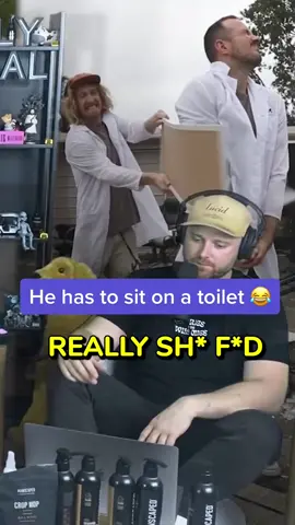 Matt Browns new chair is a toilet #martyandmichael #fullyactual #fullyactualpodcast #podcast #mattbrown #chairreveal #comedy #toilet 