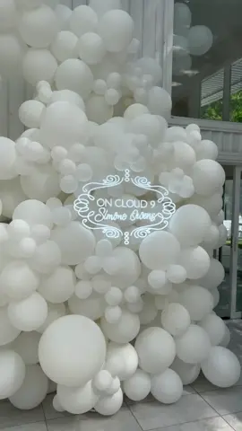 on cloud 9 bridal shower ☁️🤍🕊️  feeling so blessed & loved.  #2023bride #bridalshower #oncloud9 #engaged 