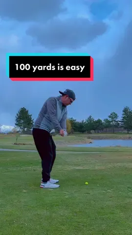 Still dont know why peopke think its impossible to hit a 60 degree wedge 100 yards. I am by no means a professional, but this is just what works for me. A 60 degree wedge is usefull for more than just flop shots. Its my most accurate club at 100 yards. Try it yourself. Close the club face, de loft it a few degrees, and give it a good swing. It goes farther than you think it does. #golftok #golfswing #golflife #golftips #golftipsforbeginners #golfer 