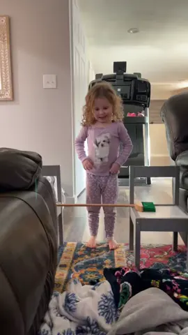 The next Simone Biles! My niece sticks the landing #nailedit 