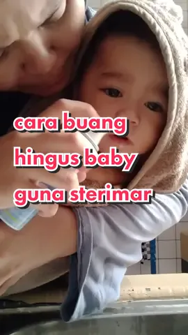 Best guna time hingus asyik menjejes2 keluar..lepas spray confirm keluar banyak mcm anak aku ni..korang pilih yang tulis baby tau. Jangan salah amek yang adult punya. Tu pressure dia kuat sikit.. #sterimarbaby #sterimar #caragunasterimar #hingusbaby 