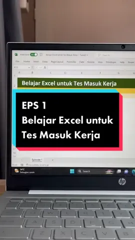 Jangan lupa follow kalo mau dapetin cara ngerjain Tes Excel 😌👍 #serunyabelajarbareng #belajarexcel #tipsexcel #kelasexcel #kelvintham27 
