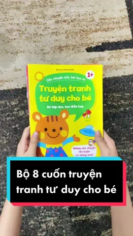 Bộ 8 cuốn truyện tranh tư duy cho bé #nhasachcophuonganh #sachchobe #LearnOnTikTok 