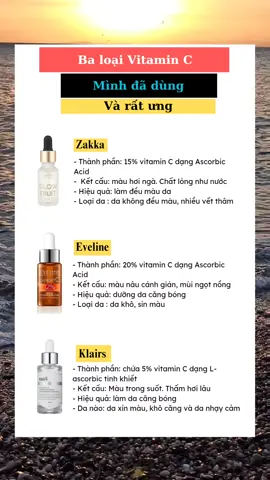 Ba loại Vitamin C mà mình rất ưng #xuhuong #tranngocreview #suaruamat #reviewmypham #vitaminc #vitamin 