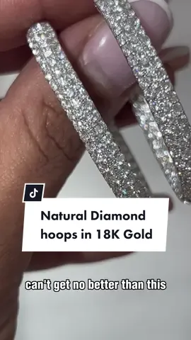 Just picked these beautiesup. All natural Diamond hoops in 18K White Gold with 9.50 carats of true VS1 Diamonds and i am performance ready! @jlo #jlo #diamonds #hoops 