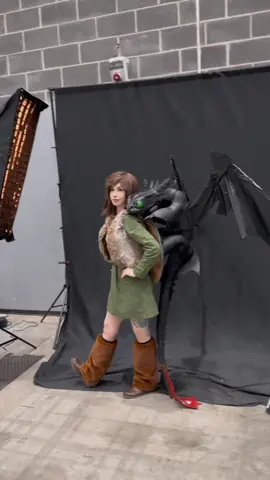 Some clips as me as fem Hiccup with my toothless 😄 #httyd 