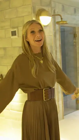 Bringing an at-home spa to another level #archdigest #gwynethpaltrow #opendoor #hometour #celebrityhomes #goop #montecito 