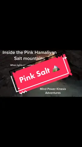 A peek of how Pink Hamaliyan mountain is cut from inside and how it feels when one is inthe darkness. #Mountain #adventure #PinkSalt #himalayan #Pakistan #china #India