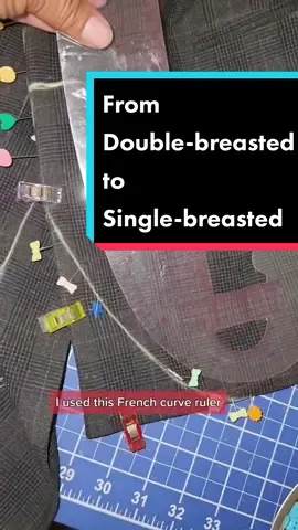 I changed a double-breasted jacket into a single-breasted jacket. 💪🏾 #CapCut #stopplayingwithme #sewtok #LoveLateasha #ffyypp #🪡 #foryou #sewist #Alterations #suitjacket 