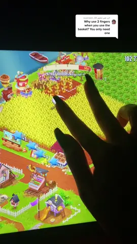 الرد على @w.persson_04 انها نفس هذه الفكرة بالضبط عند استعمال اصبعين يكون  الحصاد بشكل اوسع ولا يترك اي شجرة عكس عند استعمال اصبع واحد قد تبقى بعض الاشجار لم تحصد كما انه يستغرق وقت اقل .. بالنسبة لي انها الافضل ولكل منا طريقة يفضلها 🤍 #hayday #hay_day #هاي_داي #haydayhack #haydaylovers #haydayfarm  #royhayday #هاي_داي_عرب #هاي_داي_قروب #هاي_داي_روي #haydaytiktok #haydaymedia 