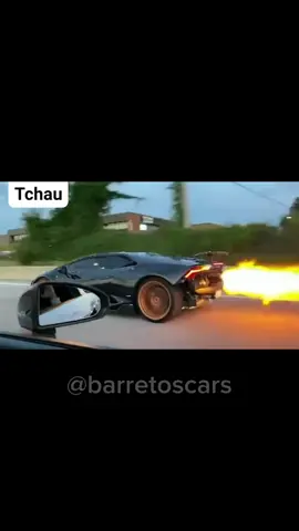 Lamborghini preparada solta fogo? #carros #lamborghini #motor #fogo #viral #barretoscars 