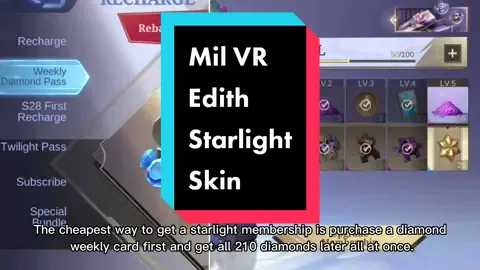 Edith Starlight Skin Best Build and Emblem, watch the video full #MLBB #MLBBallstarshine #BetheBida #MLBBPHAllStarEdith #MILPH #foryoupage #fypdong #fyy 