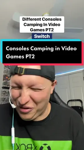 Consoles camping in video games PT2 #funny #gaming #comedy #gamer #relatable 