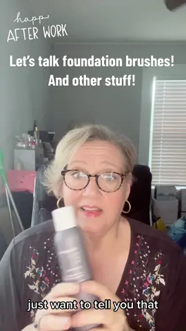 Happy After Work!! Lets talk foundation brushes and more! #beautyover50 #foundation #makeupbrushesforfoundation #beautyover60 #matureskinmakeup #morphe #wednesday #weightlossjouney #mounjarojourney 