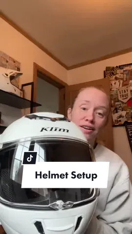 New helmet…which means moving EVERYTHING over.  I’ll be rocking the @klimmotorcycle TK1200 modular this season and I’ve added all my necessary mods for my long distance endurance motorcycle rides (and motovlogs).  #pinlock that came with my helmet to help prevent any fogging up when weather starts to change suddenly.  I won’t ever ride without my #hightailhair attachment. After countless 16-hour day rides, my hair is never tangled! I do have a promo code (link in my bio) if you’d like to purchase your own. Of course the contraption of my #gopro unit with mic adapter to share all those crazy moments from inside my helmet. And the comm system I can not ride without: my G16 @lexinmoto with a flashlight option for those late night receipt verifications and a battery life that lasted my entire 46-hour straight coast to coast ride without ever having to charge it. It shares the navigation and my sweet playlists consistently to help keep the miles rolling.  I AM READY TO TAKE ON THESE LONG DISTANCE RIDES NOW. So dang ready. 👌🙌