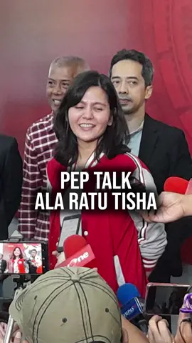 Pep talk cerdas ala Ratu Tisha #ratutisha #pssi #timnasindonesia #footballfandom #fandomid #fyp 