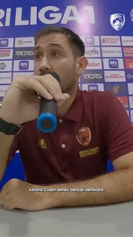 Ini alasan Renato menggantikan coach Tavares pada sesi Prematch Presscon laga PSIS v PSM #EwakoPSM #PSMJuara 