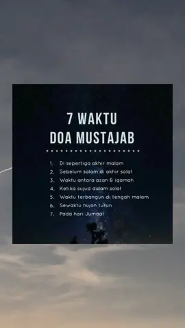 manfaatkanlah waktu tersebut untuk berdoa #doa #mustajab #sepertigamalam #amalkanyuk 