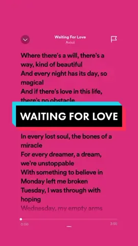 Trả lời @nhac_tam_trang_ Waiting For Love 🥀#music #lyric #fyp #viral #trendingsong #thinhhanh #xuhuong #tramy776 #my_licee🍀 