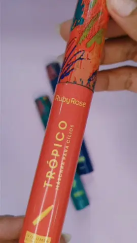 Máscara de cílios - Linha Trópico  @rubyrosebrasil  Laranja - Volume e alongamento  Verde - Define e alonga  Azul - Power volume  $20,00 #mascaradecilios #rubyrosemakeup #rubyrose #makeup #dicademake #dicademaquiagem #dicasdebeleza