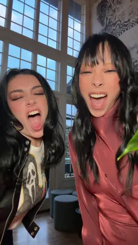 seconds before the world realised we were too hot to be in the same room and imploded 💋@Charli XCX 
