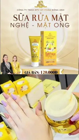 Sữa rửa mặt nghệ mật ong 