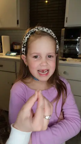 Sometimes, they just need to help a little! 😉 Don't be fooled by this minute and a half video! This is a recap of a 30-minute process, no joke! lol Not to mention, it was ten at night on a school night! Her tooth had been hanging like this for the last couple of days, and it was time to come out. I wanted her to do it by herself, which is why it took so long, but mom's patience, however, was starting to get thin, so I did what any parent would have done! 🙂 #tooth #teeth #loosetooth #kidsbeingkids #nervous #scared #pull #memory #toothfairy #cute #finally #fyp #foryou #mom #daughter #momlife #motherhood #parent #parenting #parenthood #smile #cheese #happy #process #letsdothis #lifewithkids #yay #pull 