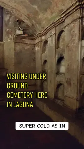 VISITING UNDER GROUND CEMETERY IN NAGCARLAN LAGUNA! #undergroundcemetery #fyp #creepy 