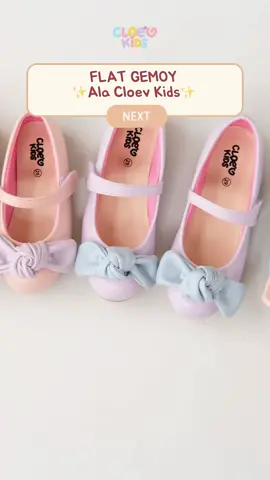 Flat Gemoy ala cloevkids💕✨ #cloevkids #localbrandindonesia #sepatuanaklucu #flatshoesanak #sepatuanaklucu #localbrand #shoeskids #sendalanak #handmade #sepatubaletanakcewek 