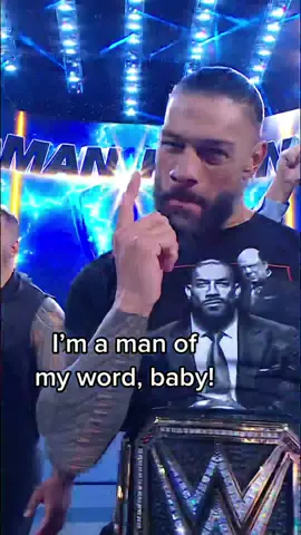 He’s a very modest Tribal Chief! ☝️😂 #WWE #RomanReigns 