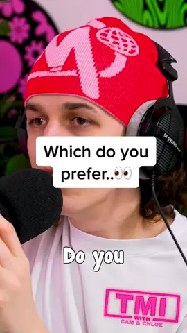 Which one is better.. | Watch TMI EP54 out now on Spotify🎙