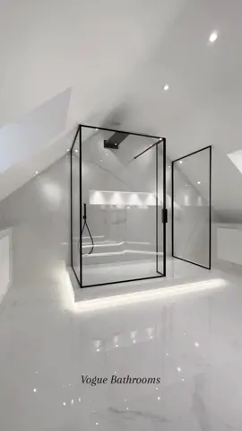 How did we do? ✨ #bathroom #luxurybathroom #bathroomtransformation 