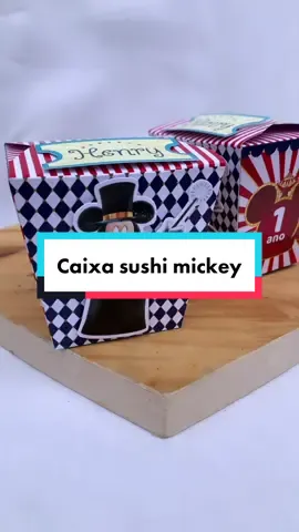 Caixinha Mickey #happybirthday #mickeymouse #festa #aniversario 