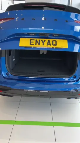 2023 Skoda Enyaq Sportline 80x Walkaround Review | #short | GSCN Videos | RRG Skoda Bolton | #shorts   Welcome to our latest YouTube video featuring the 2023 Race Blue Skoda Enyaq 80x Sportline! In this video, we take a closer look at Skoda's newest electric SUV, with its sleek design and powerful performance.  Starting with the exterior, the Race Blue paint job immediately catches the eye, complemented by the sporty body kit exclusive to the Sportline trim. The Enyaq 80x also features a panoramic sunroof, 21-inch alloy wheels, and LED matrix headlights, providing a premium look and feel.  Under the hood, the Enyaq 80x Sportline is powered by a dual-motor setup, delivering a combined 265 horsepower. The Enyaq 80x also boasts a range of over 300 miles on a single charge, making it a practical choice for daily commutes and longer trips alike.  Inside, the Enyaq 80x Sportline offers a spacious and comfortable cabin, with leather sports seats and a digital cockpit display. The infotainment system features a big touchscreen display, compatible with both Apple CarPlay and Android Auto. Other tech features include a premium sound system, wireless charging, and a host of driver assistance systems.  Overall, the 2023 Race Blue Skoda Enyaq 80x Sportline is an exciting addition to Skoda's electric SUV lineup, offering impressive performance, range, and style. Stay tuned for more reviews and updates on the latest automotive releases!  #skoda #enyaq #skodaenyaq80x