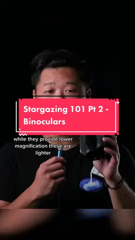 Stargazing 101 Pt 2 - Binoculars #astronomytok #astronerds